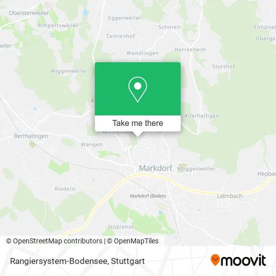 Карта Rangiersystem-Bodensee