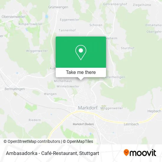Карта Ambasadorka - Café-Restaurant