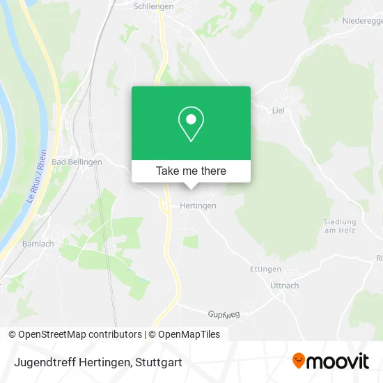 Карта Jugendtreff Hertingen