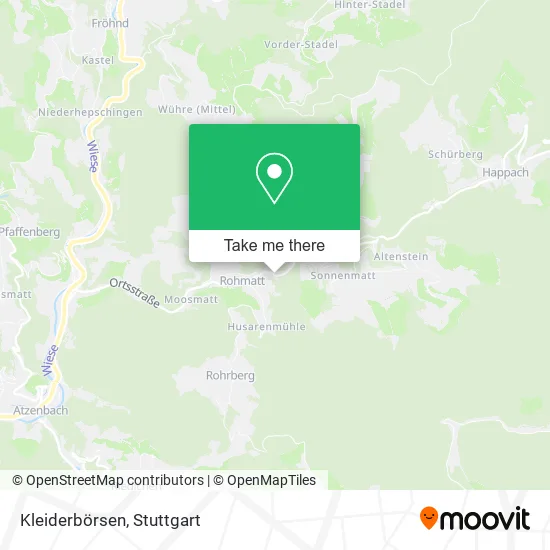 Карта Kleiderbörsen