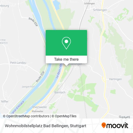 Карта Wohnmobilstellplatz Bad Bellingen