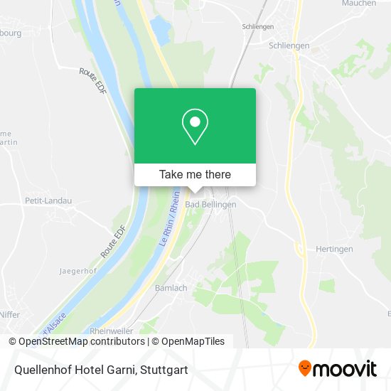 Quellenhof Hotel Garni map