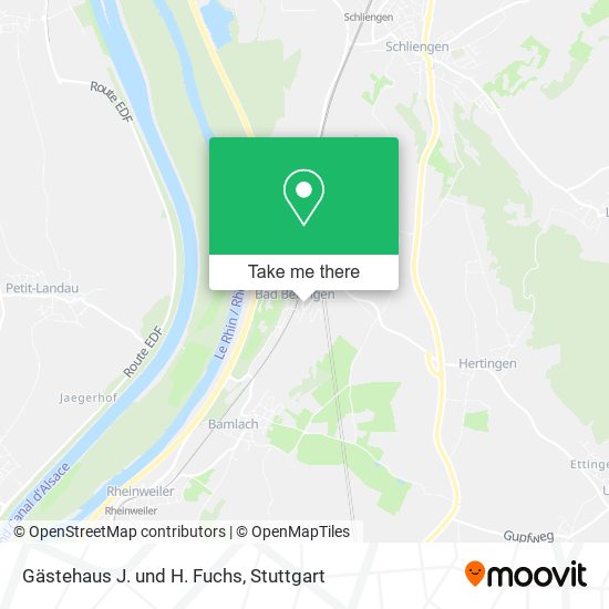 Gästehaus J. und H. Fuchs map