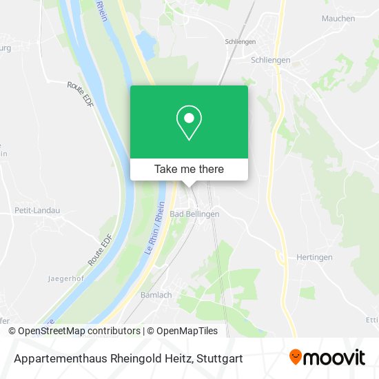 Appartementhaus Rheingold Heitz map