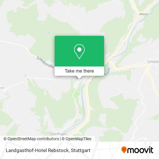 Landgasthof-Hotel Rebstock map