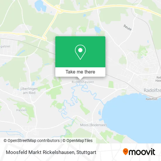 Карта Moosfeld Markt Rickelshausen