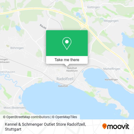 Kennel & Schmenger Outlet Store Radolfzell map