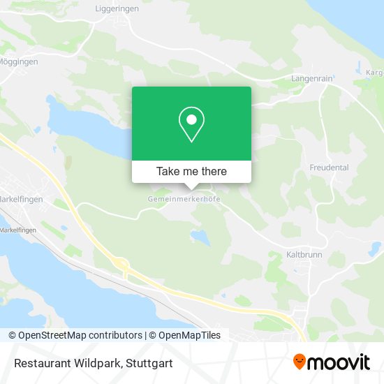 Restaurant Wildpark map