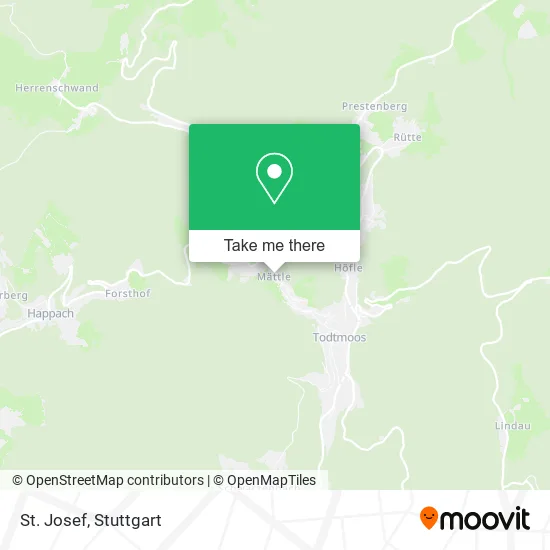 St. Josef map