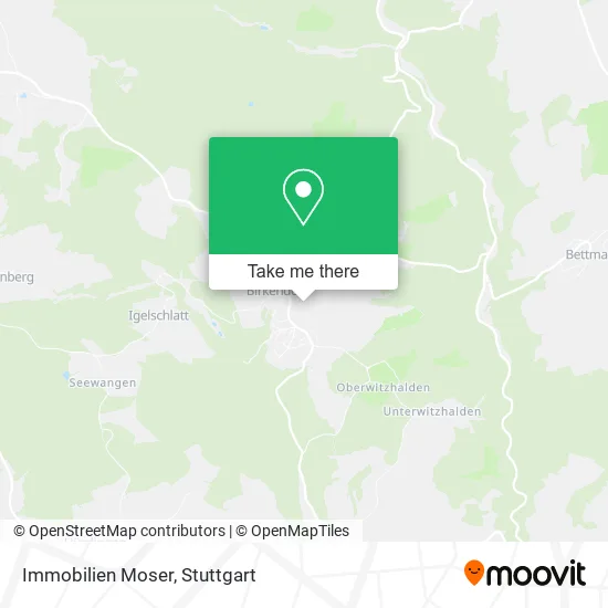 Карта Immobilien Moser