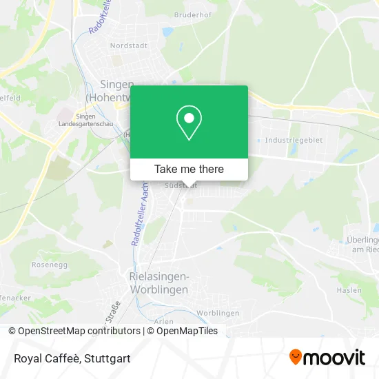 Карта Royal Caffeè