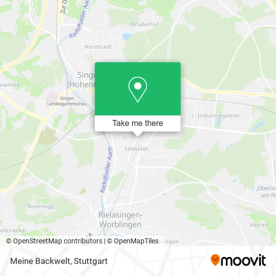 Карта Meine Backwelt