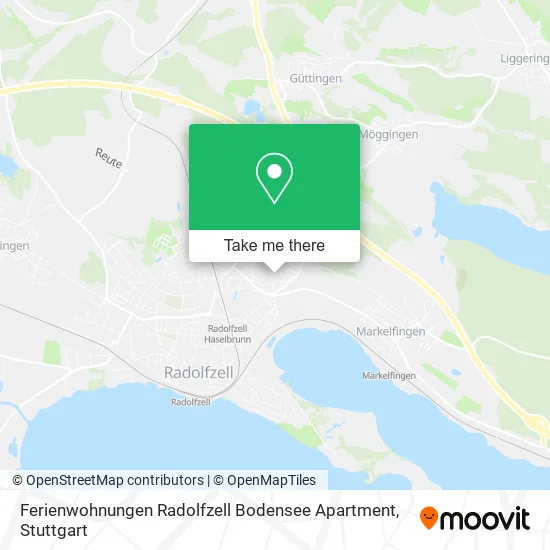 Карта Ferienwohnungen Radolfzell Bodensee Apartment