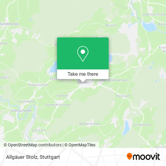 Карта Allgäuer Stolz