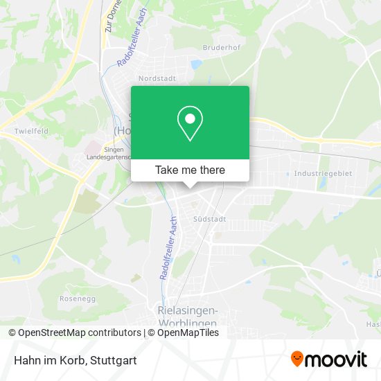 Карта Hahn im Korb