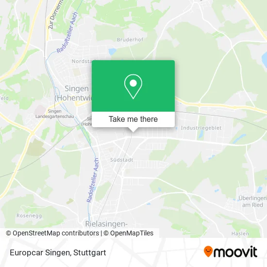 Карта Europcar Singen