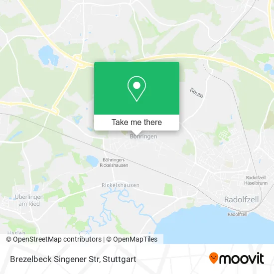 Карта Brezelbeck Singener Str