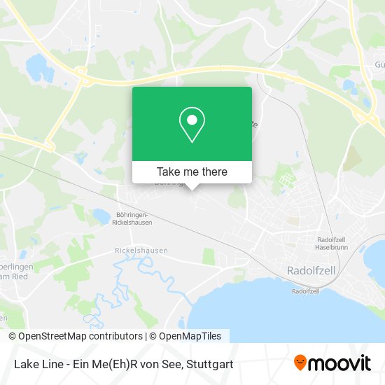 Карта Lake Line - Ein Me(Eh)R von See