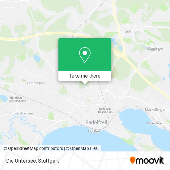 Карта Die Untersee