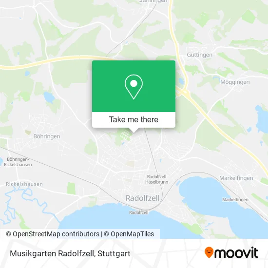 Карта Musikgarten Radolfzell