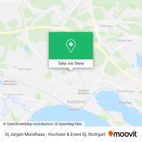 Dj Jürgen Mundhaas - Hochzeit & Event Dj map