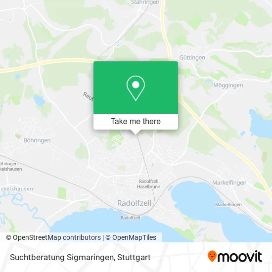 Карта Suchtberatung Sigmaringen