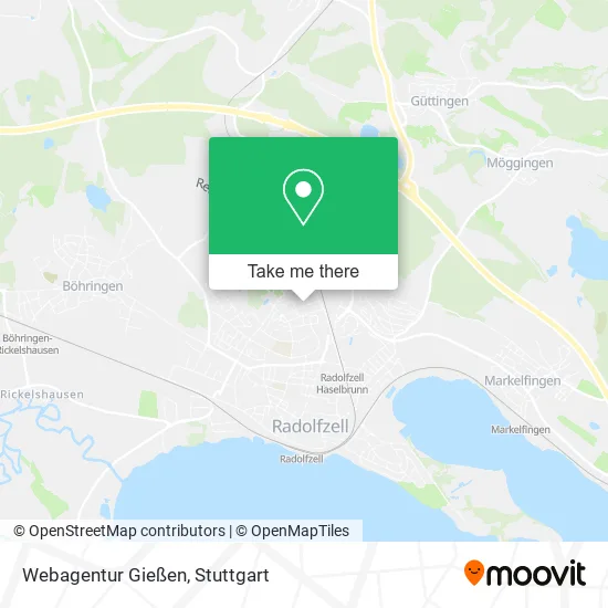 Карта Webagentur Gießen