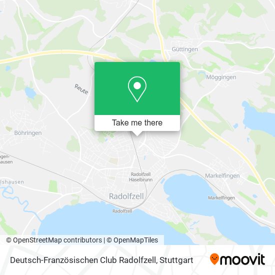 Deutsch-Französischen Club Radolfzell map