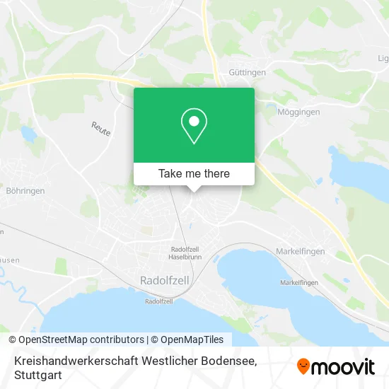 Карта Kreishandwerkerschaft Westlicher Bodensee