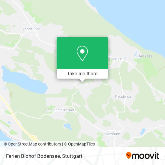 Карта Ferien Biohof Bodensee