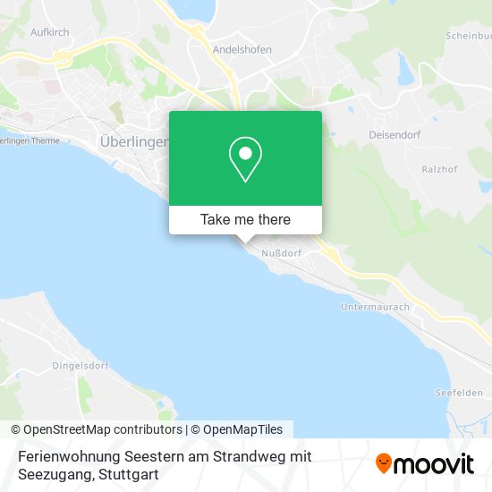 Ferienwohnung Seestern am Strandweg mit Seezugang map