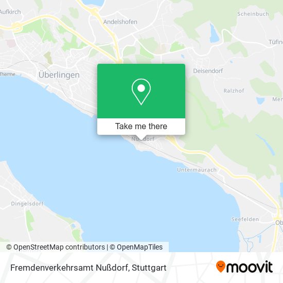 Fremdenverkehrsamt Nußdorf map