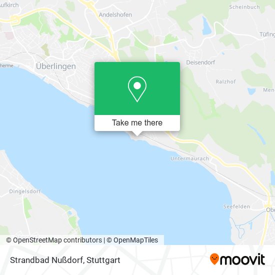 Strandbad Nußdorf map