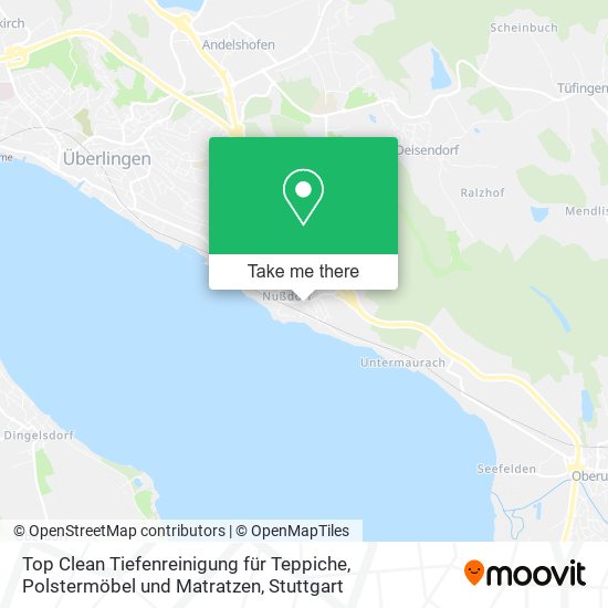 Top Clean Tiefenreinigung für Teppiche, Polstermöbel und Matratzen map