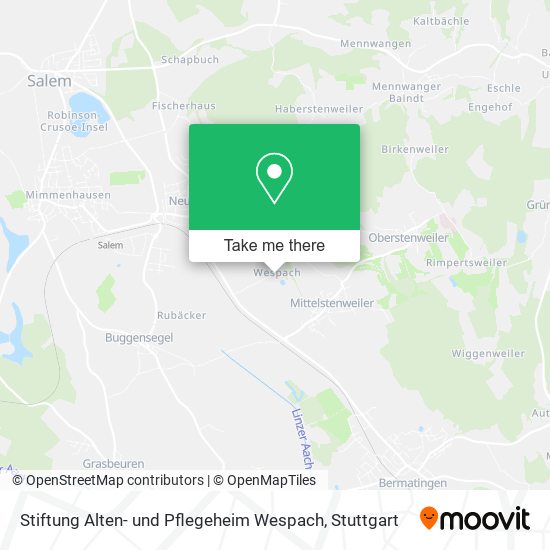 Stiftung Alten- und Pflegeheim Wespach map
