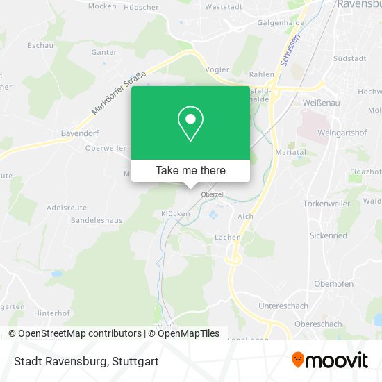 Карта Stadt Ravensburg