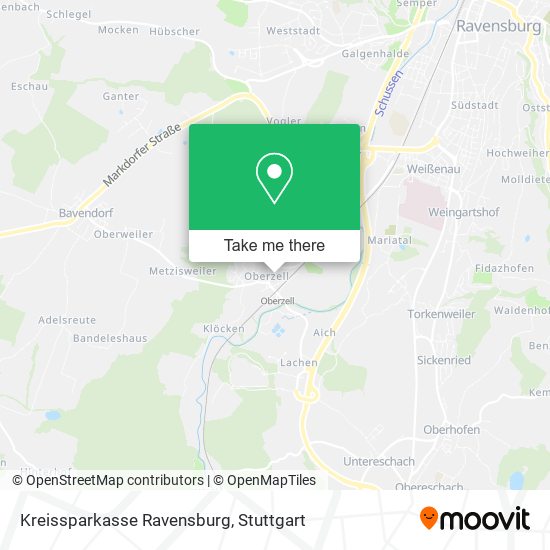 Kreissparkasse Ravensburg map
