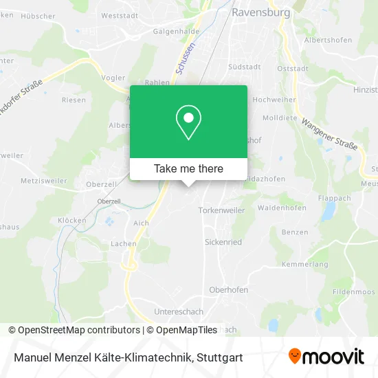 Карта Manuel Menzel Kälte-Klimatechnik
