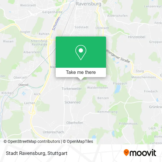 Карта Stadt Ravensburg