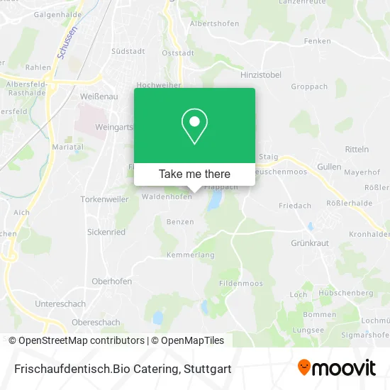 Карта Frischaufdentisch.Bio Catering