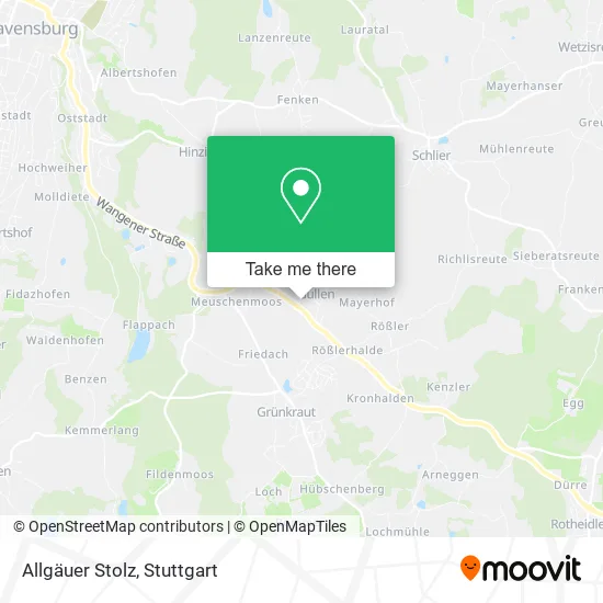 Карта Allgäuer Stolz