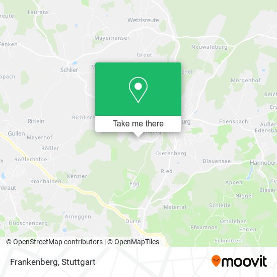 Карта Frankenberg