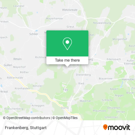 Карта Frankenberg