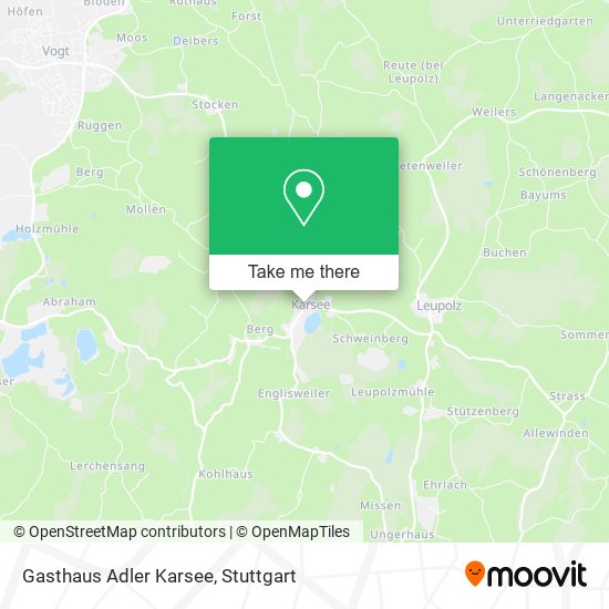 Gasthaus Adler Karsee map