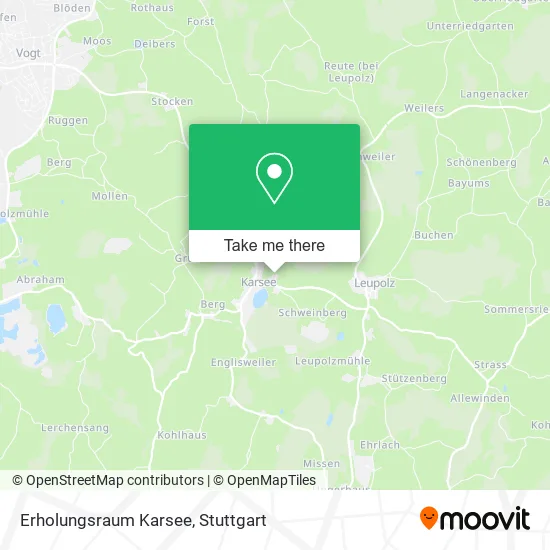 Карта Erholungsraum Karsee