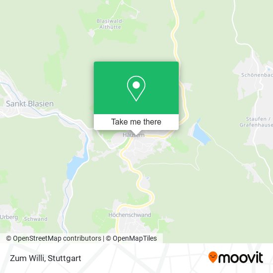 Карта Zum Willi