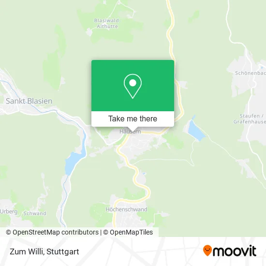 Карта Zum Willi