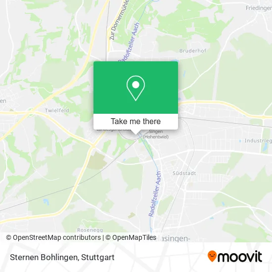Карта Sternen Bohlingen