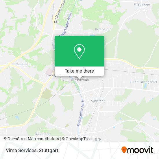 Vima Services map