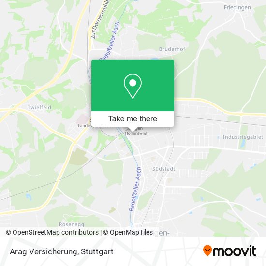 Arag Versicherung map